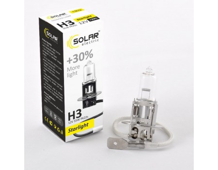 Solar 1203 H3 12V 55W PK22s Starlight+30%